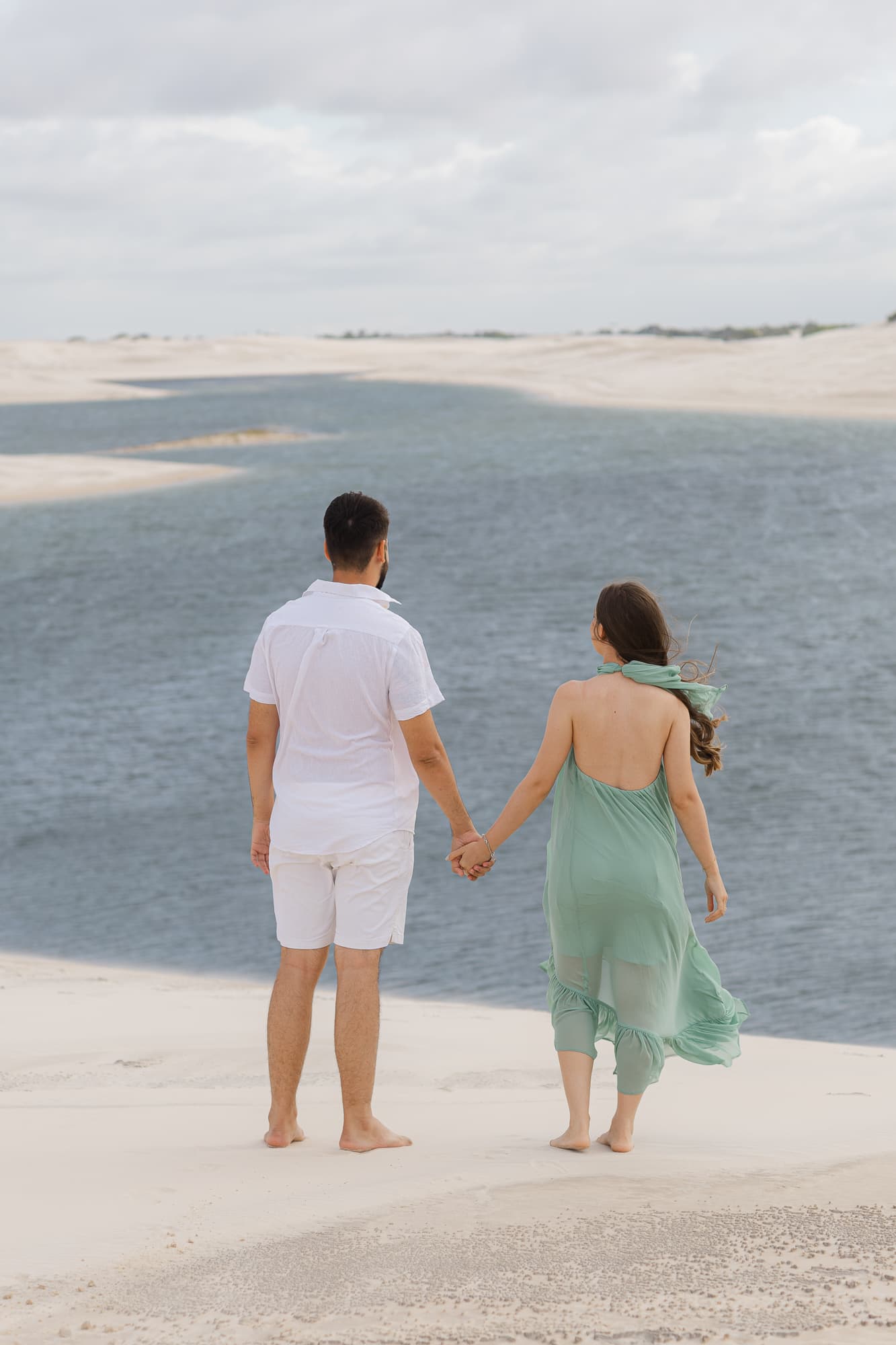 Amanda e Guilherme, ensaio romântico nas dunas, Santo Amaro, Lençóis Maranhenses