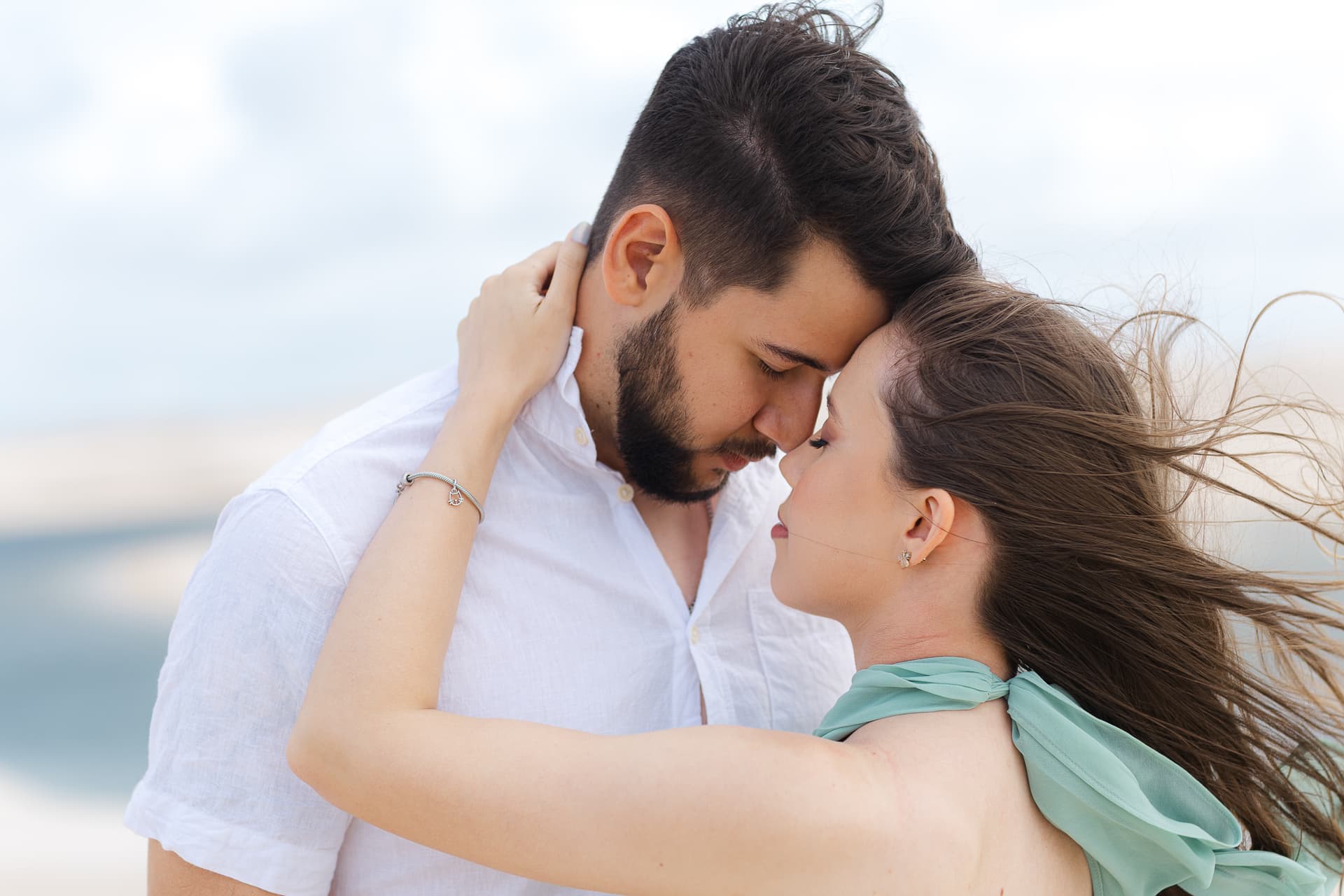 Amanda e Guilherme, ensaio romântico nas dunas, Santo Amaro, Lençóis Maranhenses