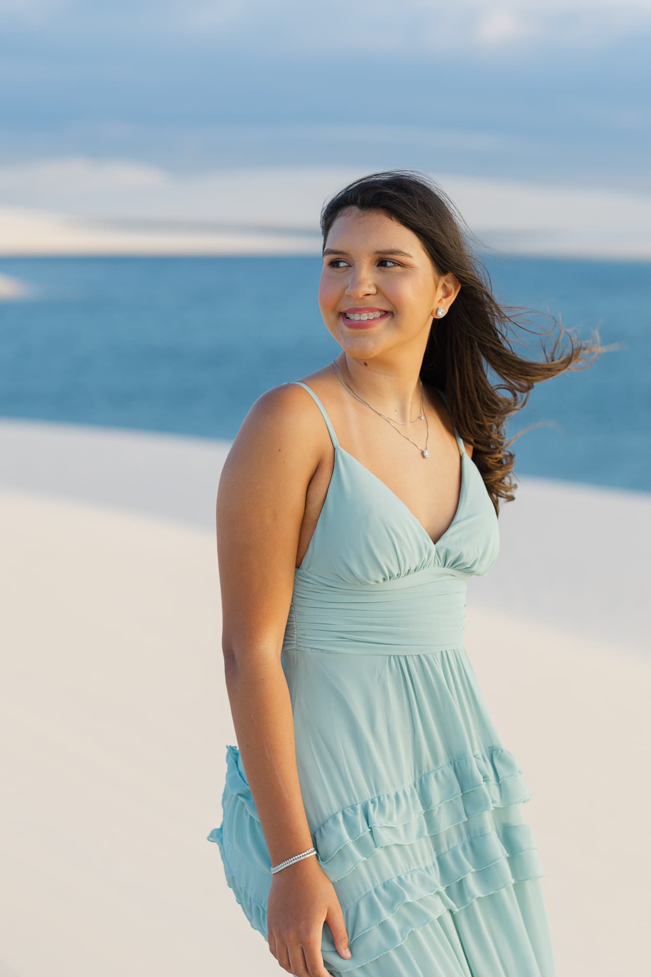 Ana Paula, ensaio fotográfico nas dunas brancas, Santo Amaro, Lençóis Maranhenses