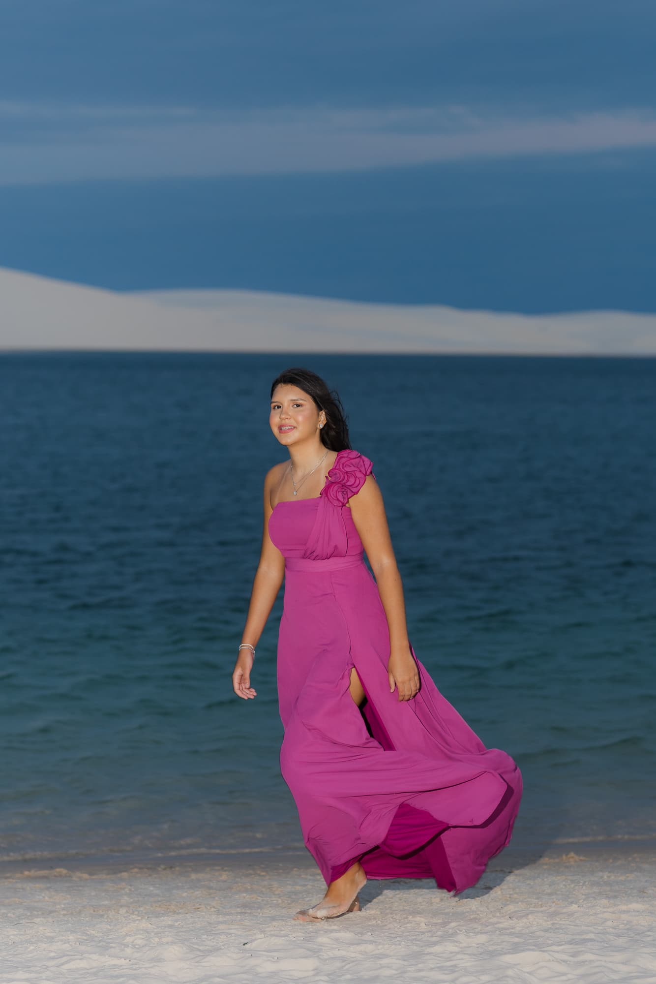 Ana Paula, retrato nas lagoas cristalinas, Santo Amaro, Lençóis Maranhenses