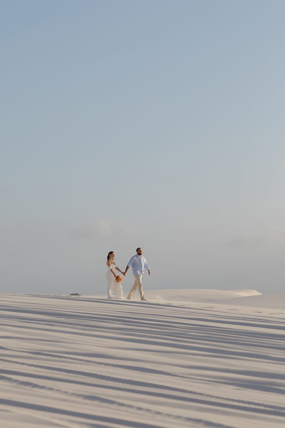 Bethanya e Dyhego, close romântico do casal, Santo Amaro, Lençóis Maranhenses