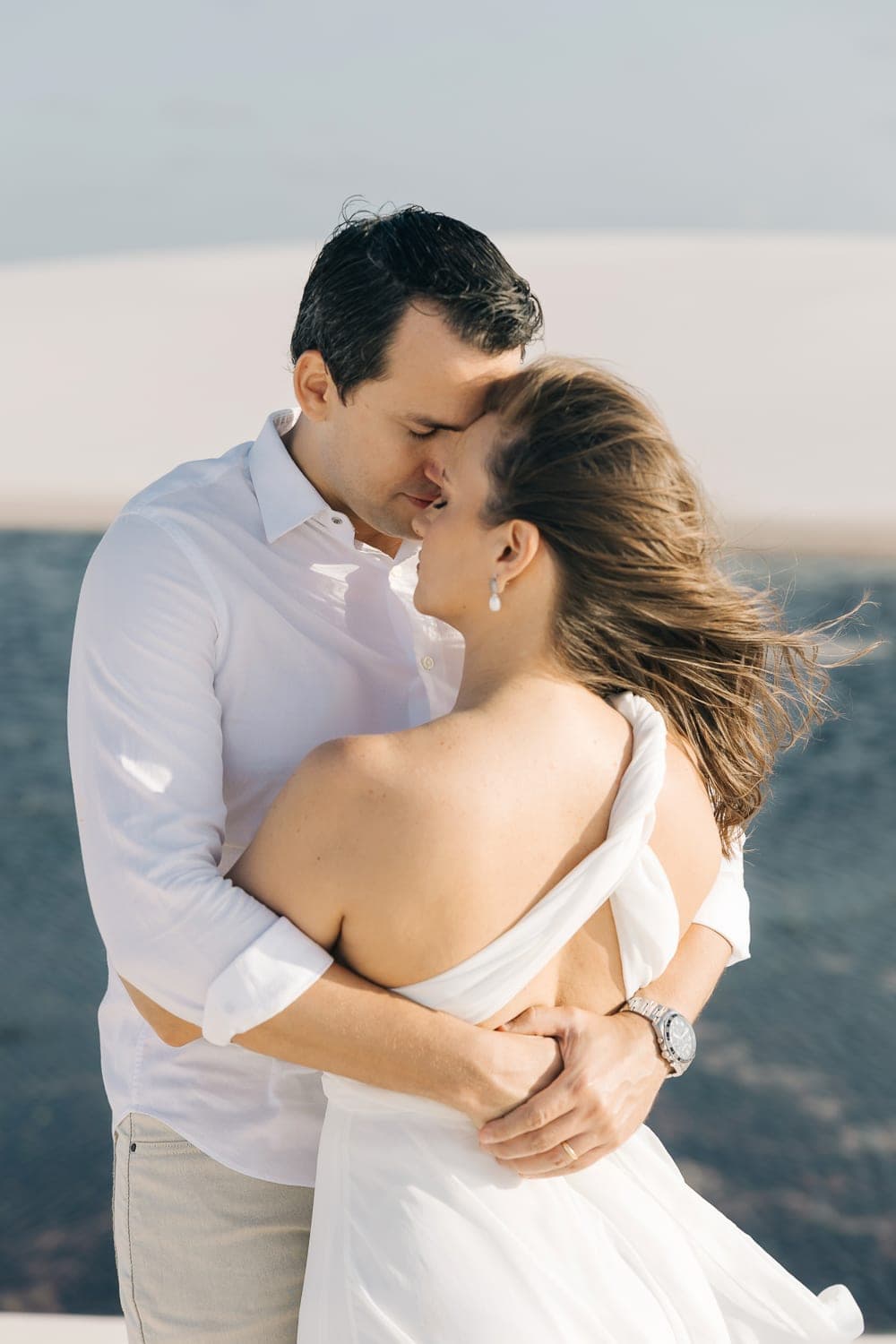 Estefânia e Daniel, ensaio romântico nas dunas, Santo Amaro, Lençóis Maranhenses
