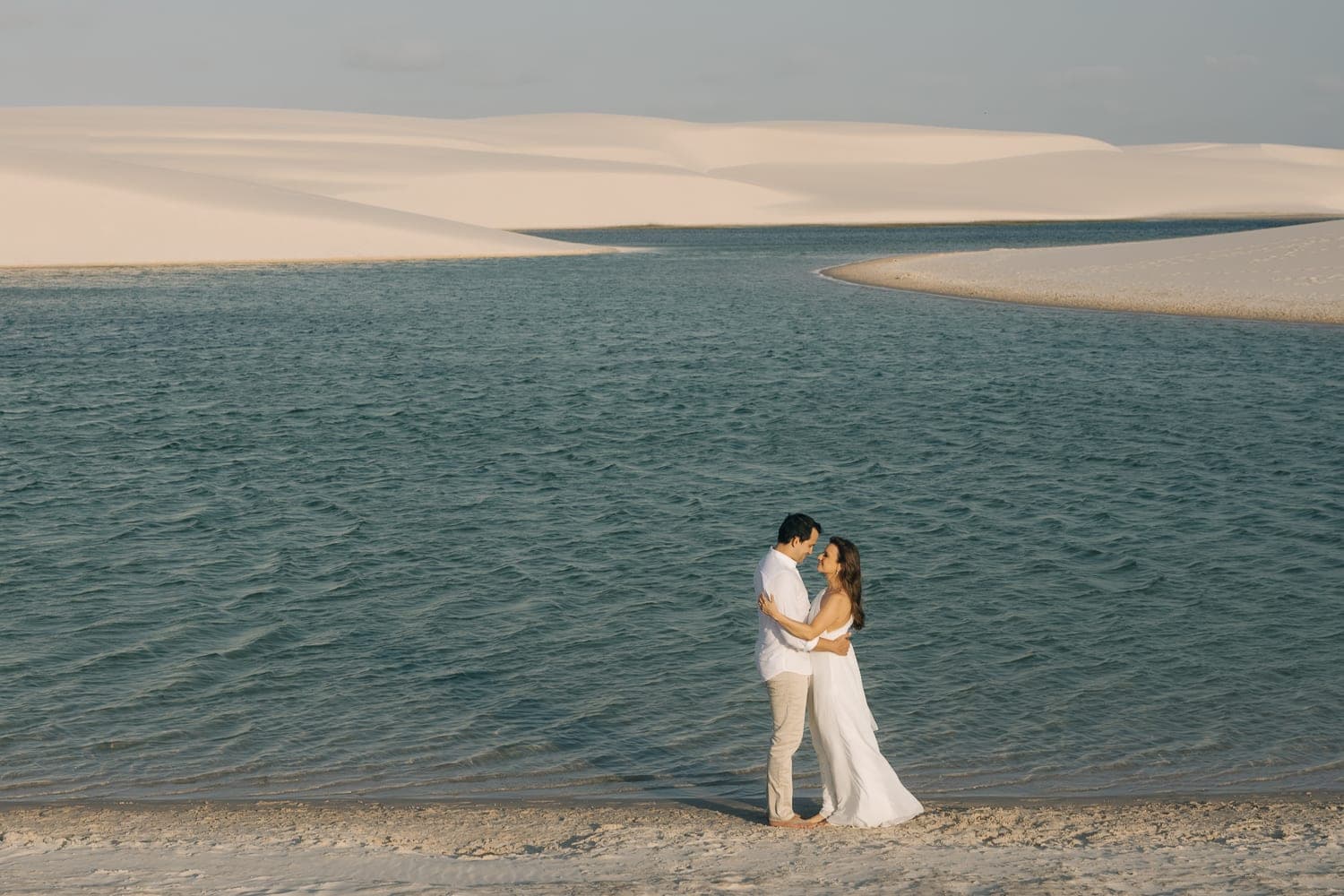 Estefânia e Daniel, ensaio romântico nas dunas, Santo Amaro, Lençóis Maranhenses