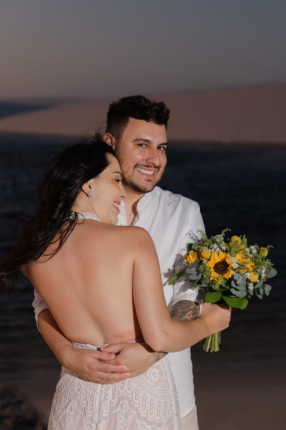 Fernanda e Felipe, ensaio romântico nas dunas, Barreirinhas, Lençóis Maranhenses