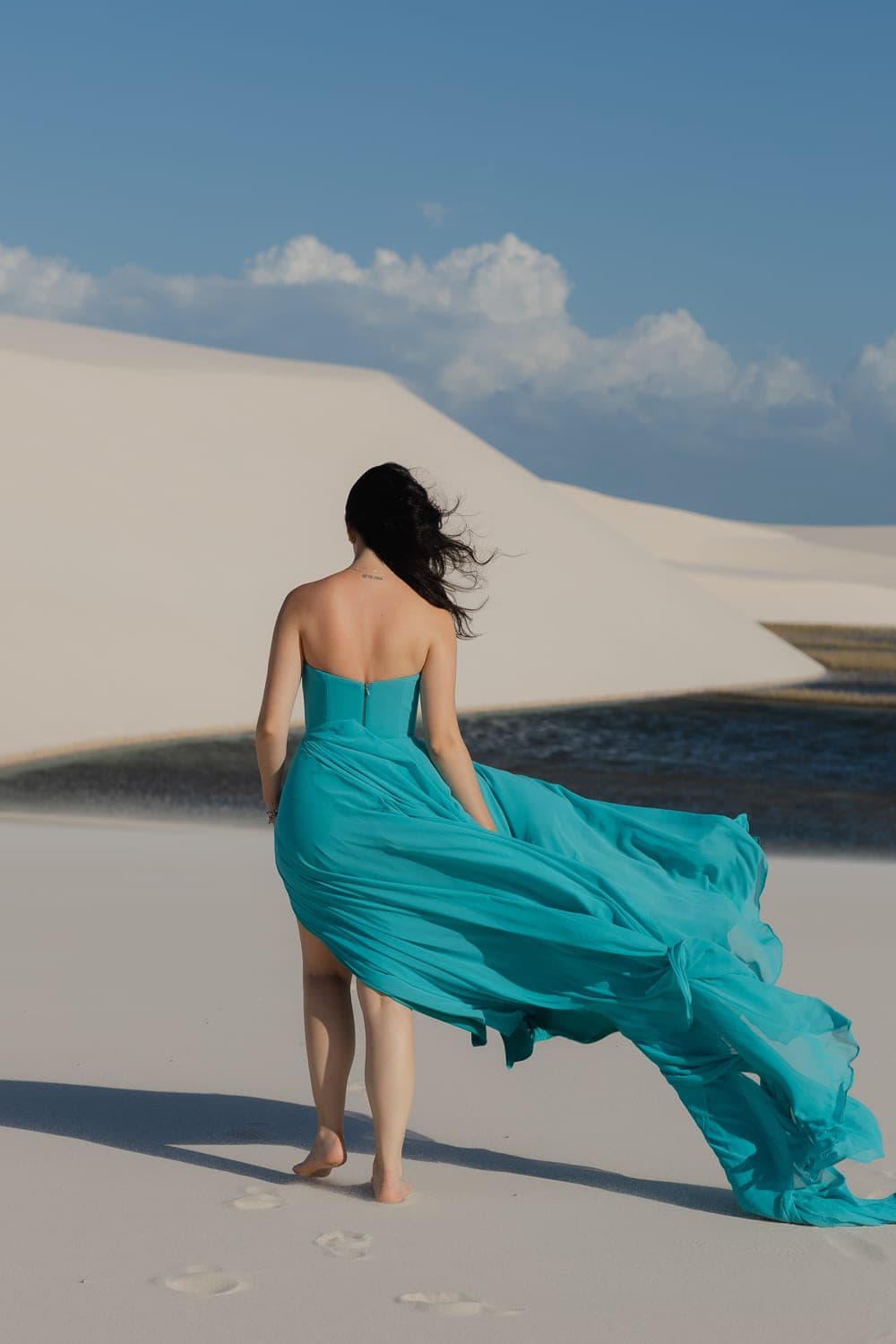 Fernanda e Felipe, close romântico do casal, Barreirinhas, Lençóis Maranhenses