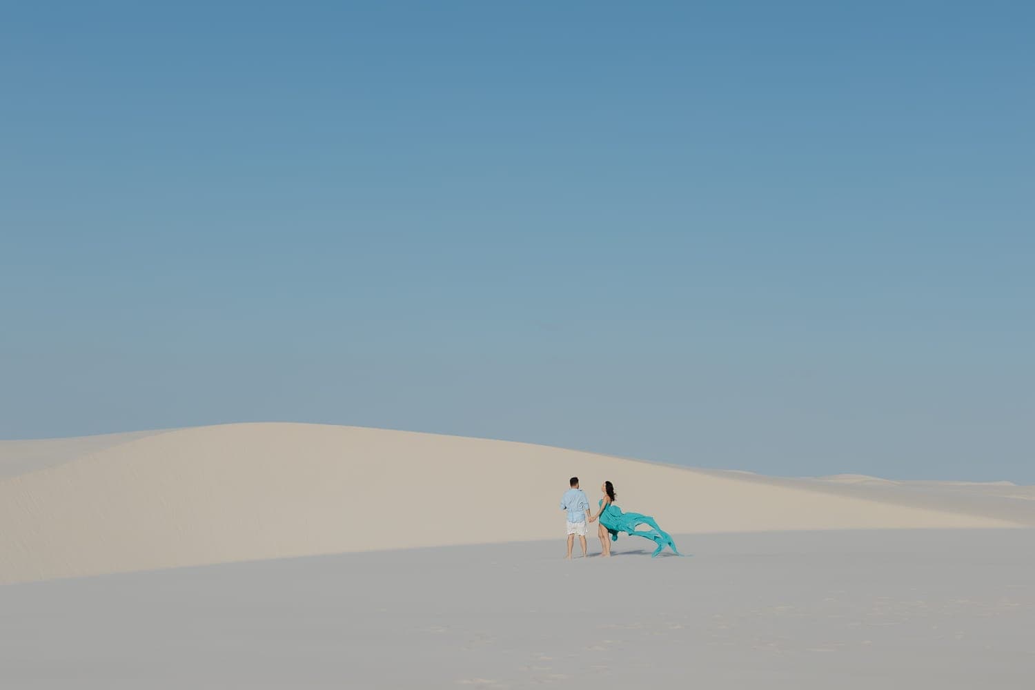 Fernanda e Felipe, close romântico do casal, Barreirinhas, Lençóis Maranhenses