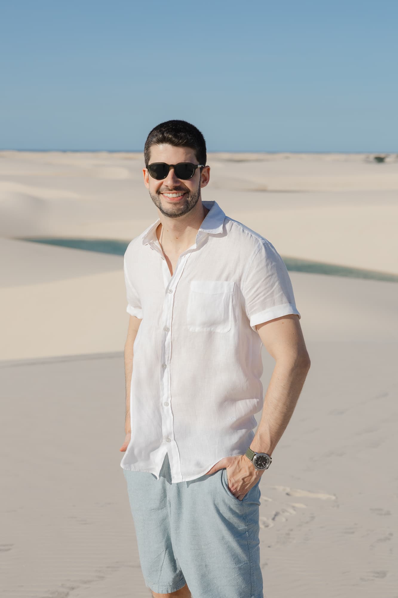 Isabella e Matheus, ensaio fotográfico nas dunas brancas, Atins, Lençóis Maranhenses