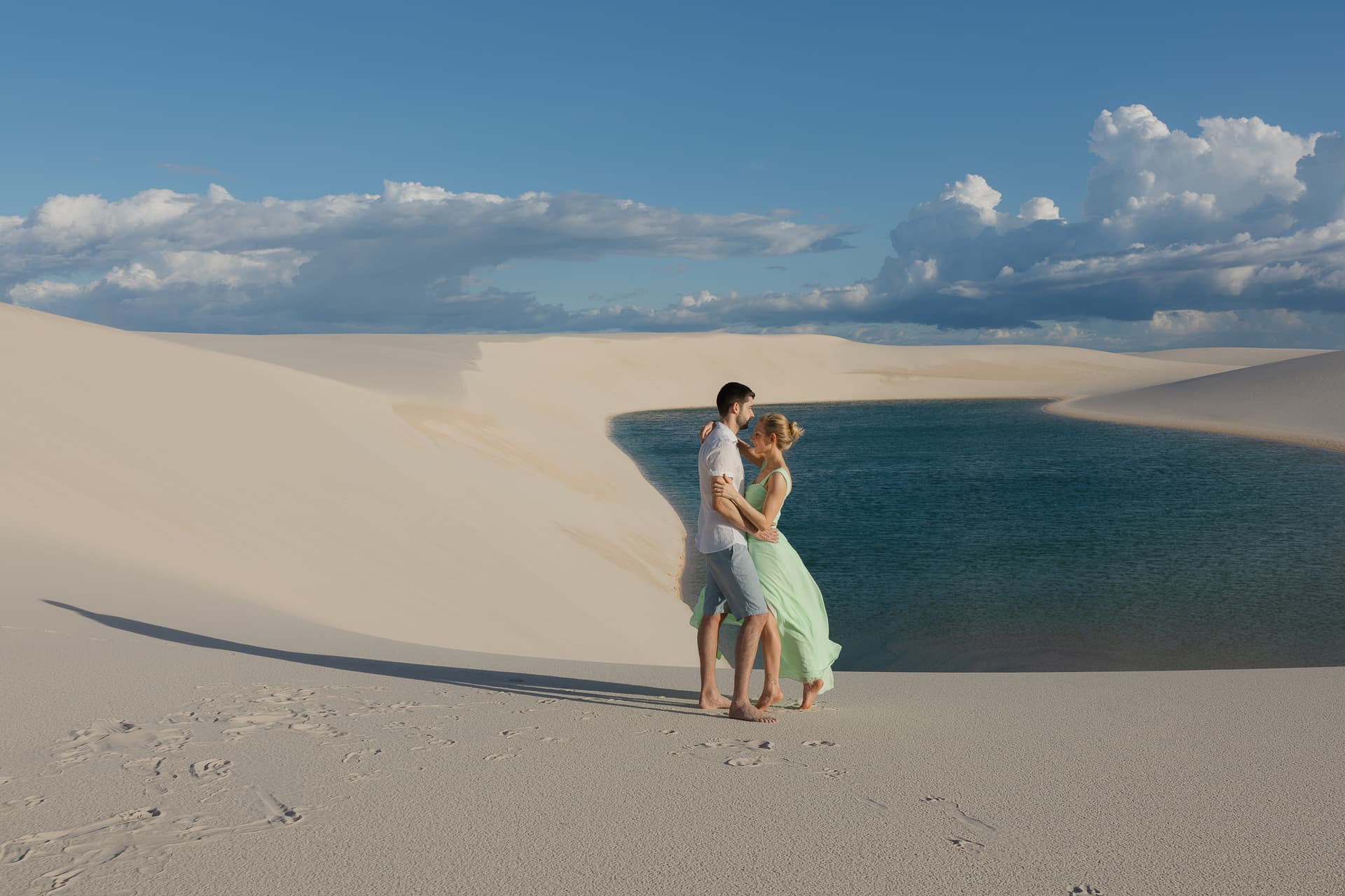 Isabella e Matheus, ensaio romântico nas dunas, Atins, Lençóis Maranhenses