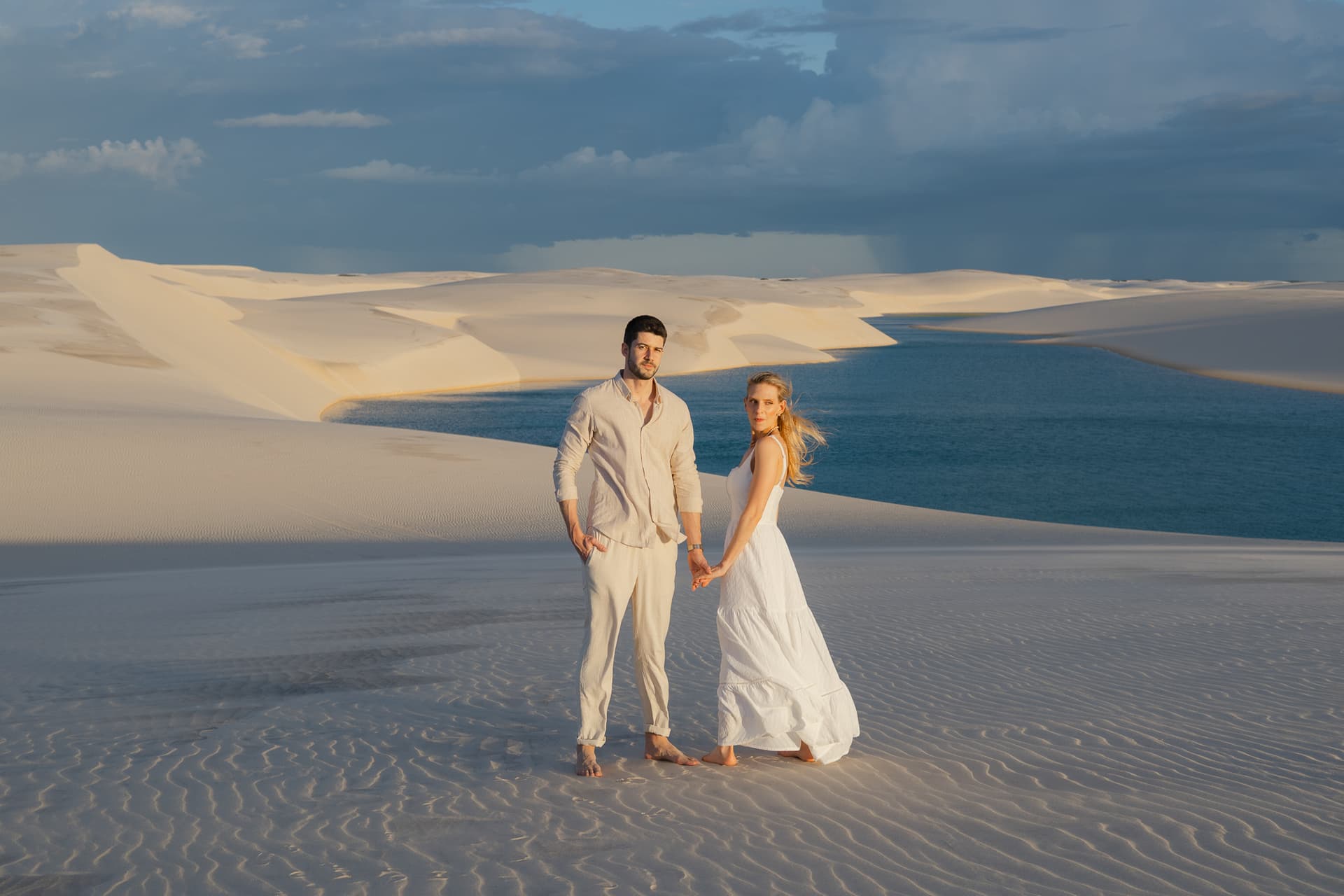 Isabella e Matheus, ensaio romântico nas dunas, Atins, Lençóis Maranhenses