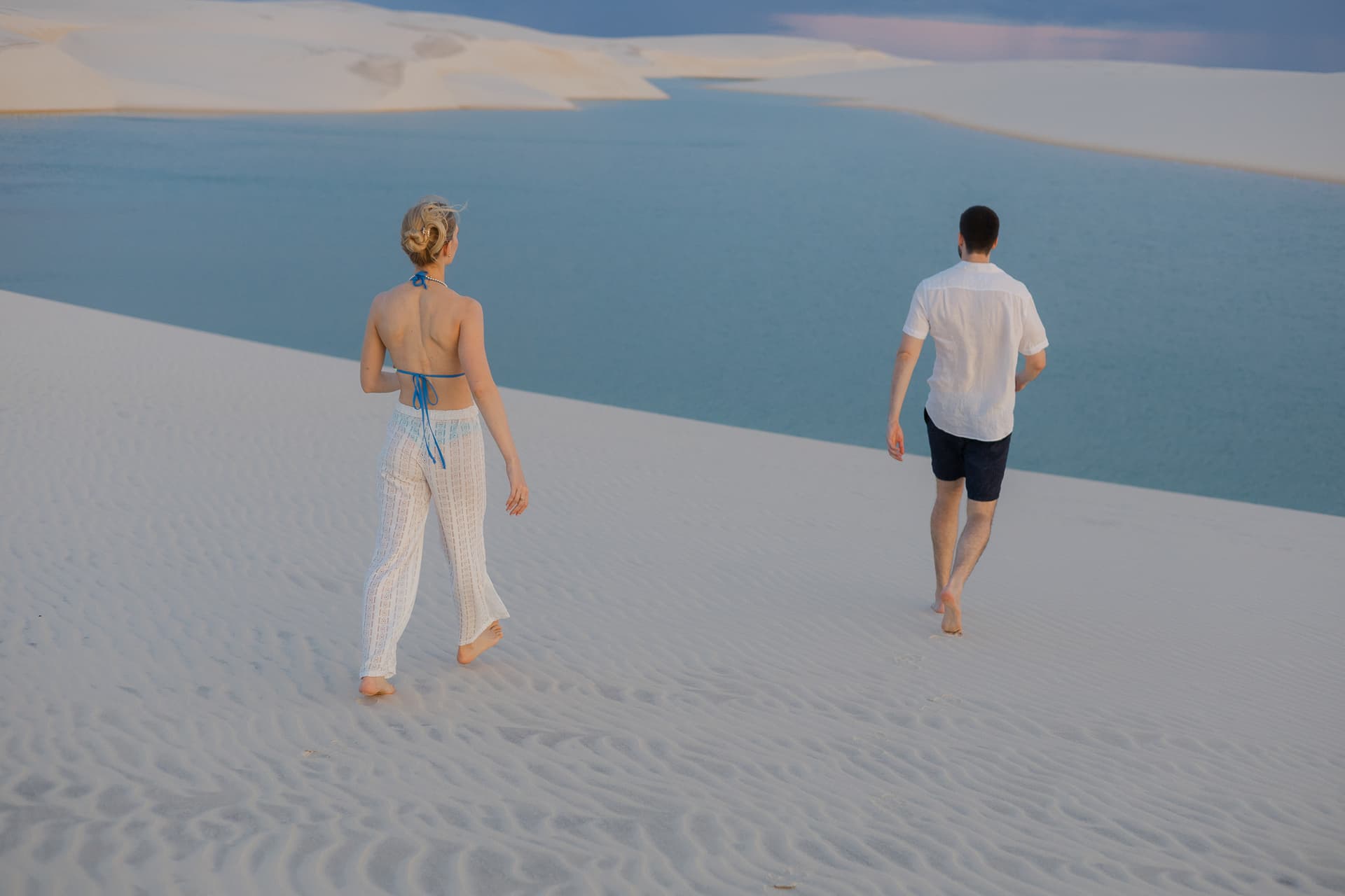 Isabella e Matheus, ensaio romântico nas dunas, Atins, Lençóis Maranhenses