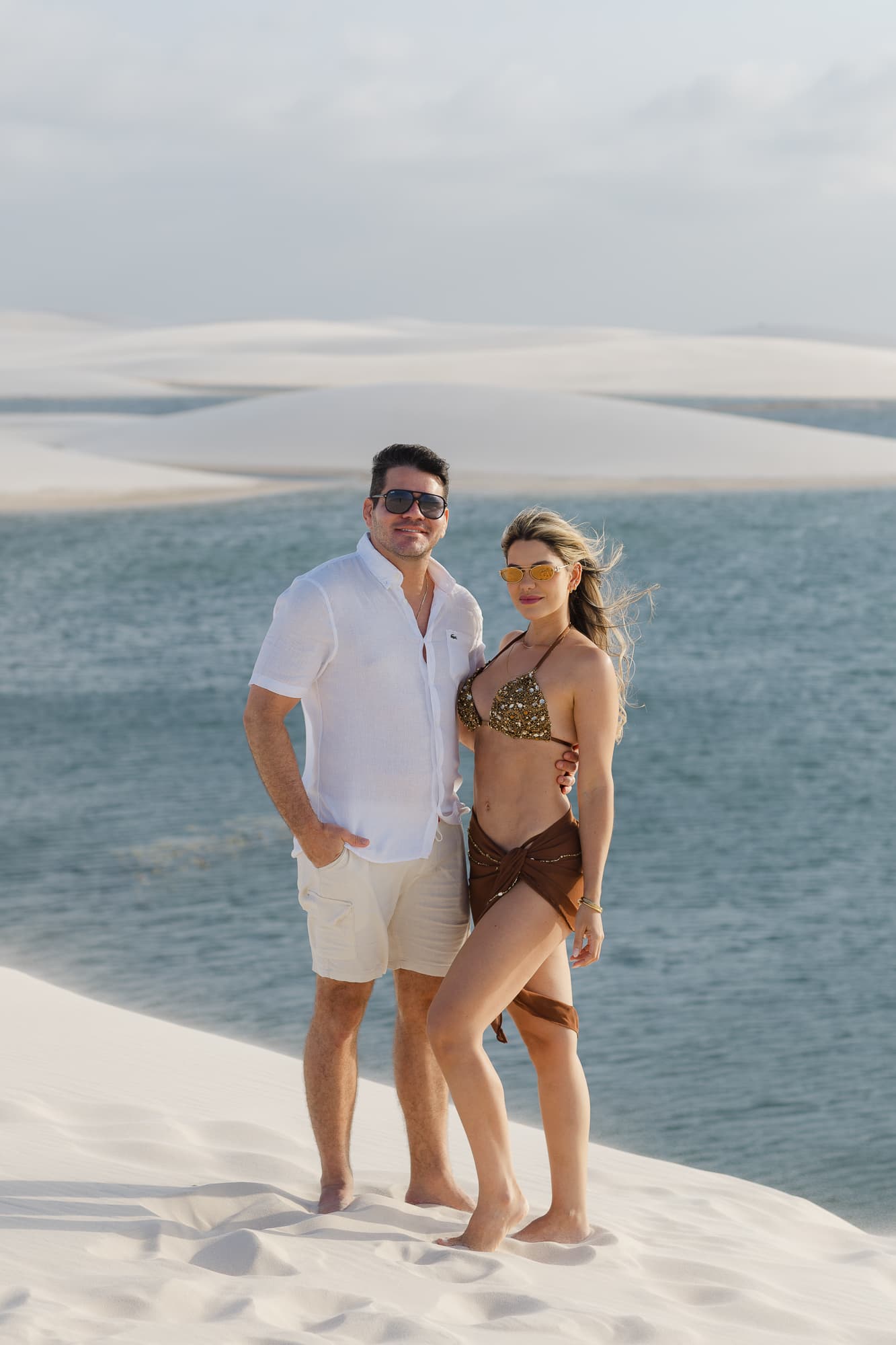 Jéssica e Vitor, ensaio romântico nas dunas, Santo Amaro, Lençóis Maranhenses