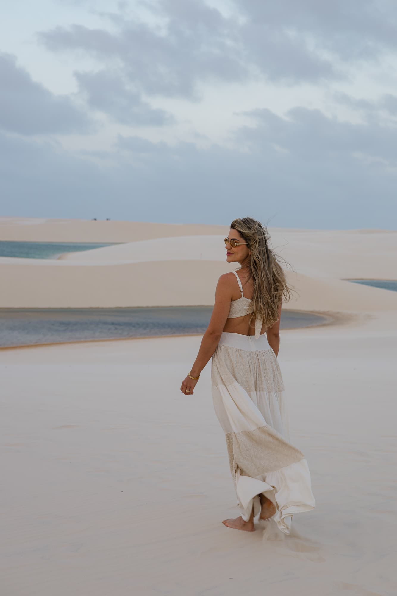 Jéssica e Vitor, close romântico do casal, Santo Amaro, Lençóis Maranhenses