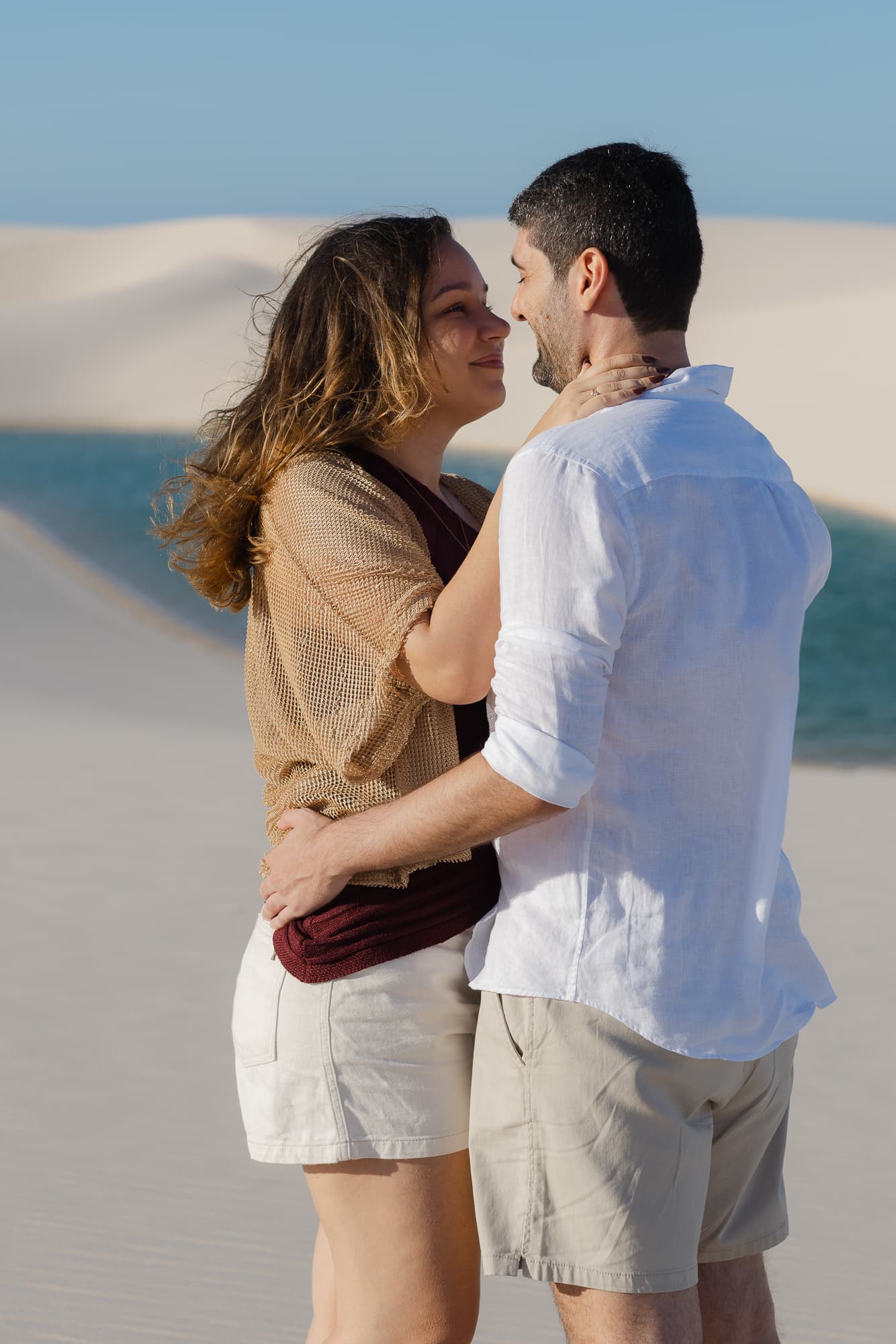 Júlia e Guilherme, ensaio romântico nas dunas, Atins, Lençóis Maranhenses