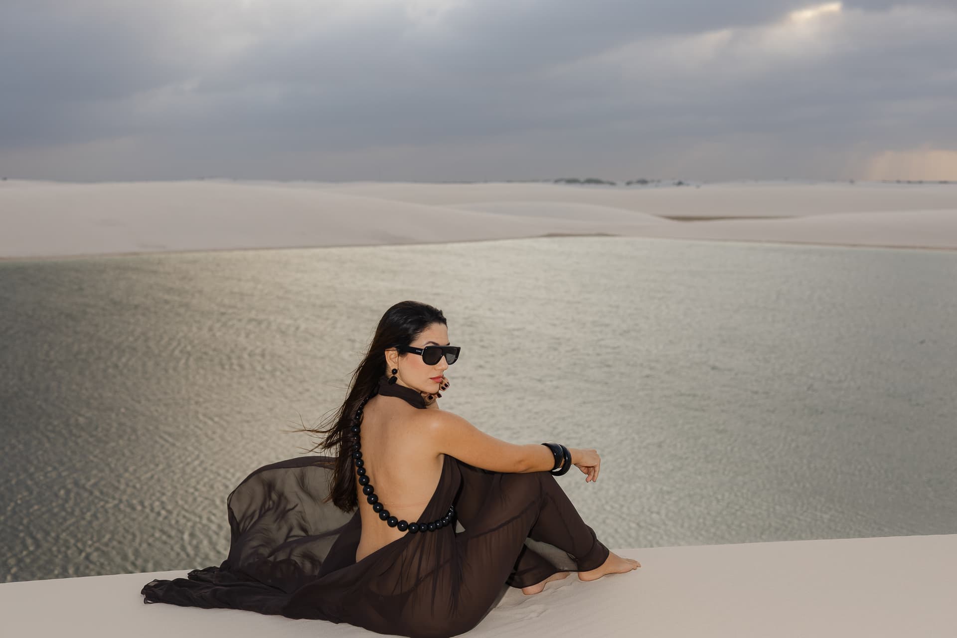 Lívia e José, momento espontâneo do casal, Santo Amaro, Lençóis Maranhenses