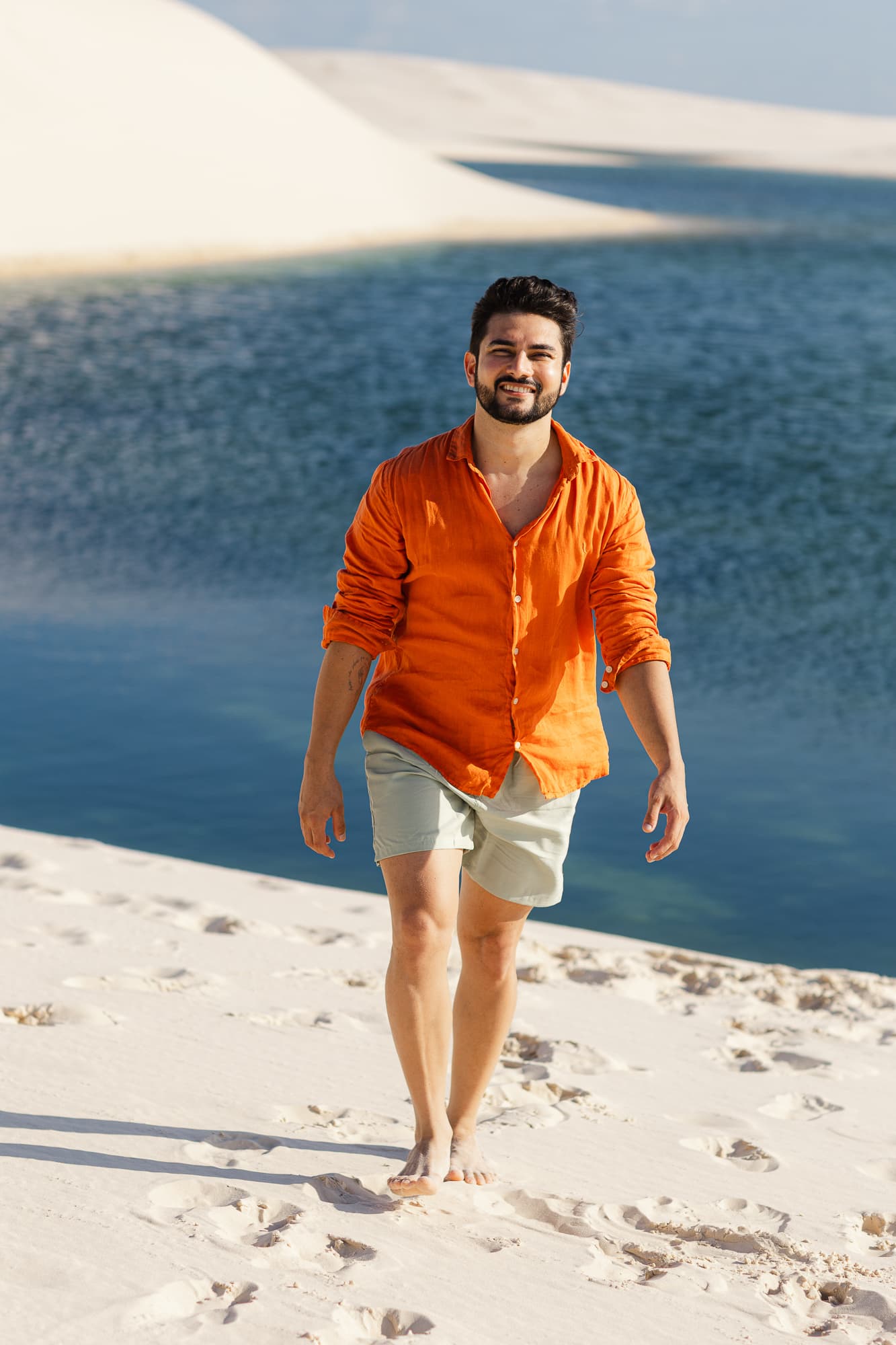 Marcos e Victor, ensaio romântico nas dunas, Santo Amaro, Lençóis Maranhenses