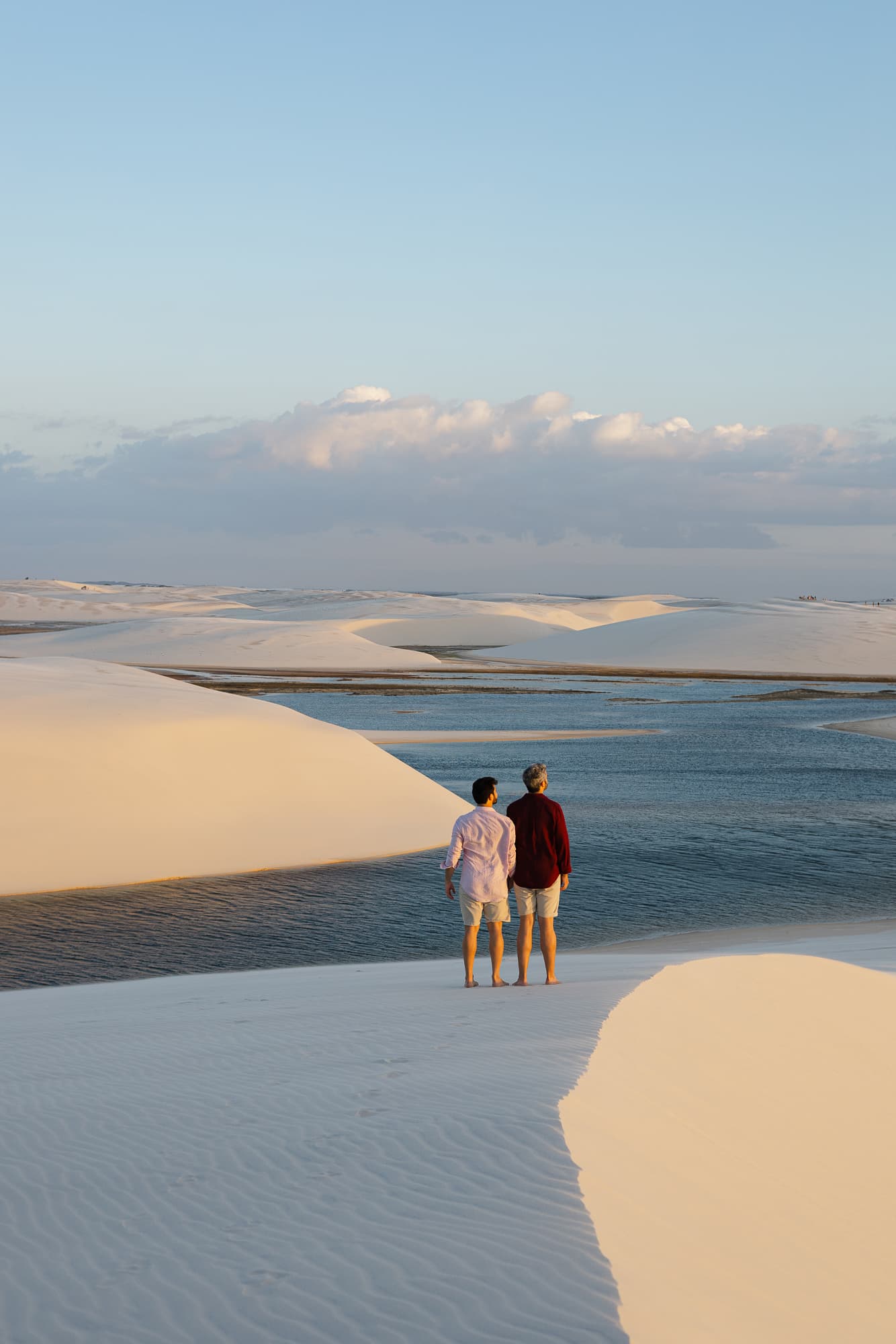Marcos e Victor, ensaio romântico nas dunas, Santo Amaro, Lençóis Maranhenses