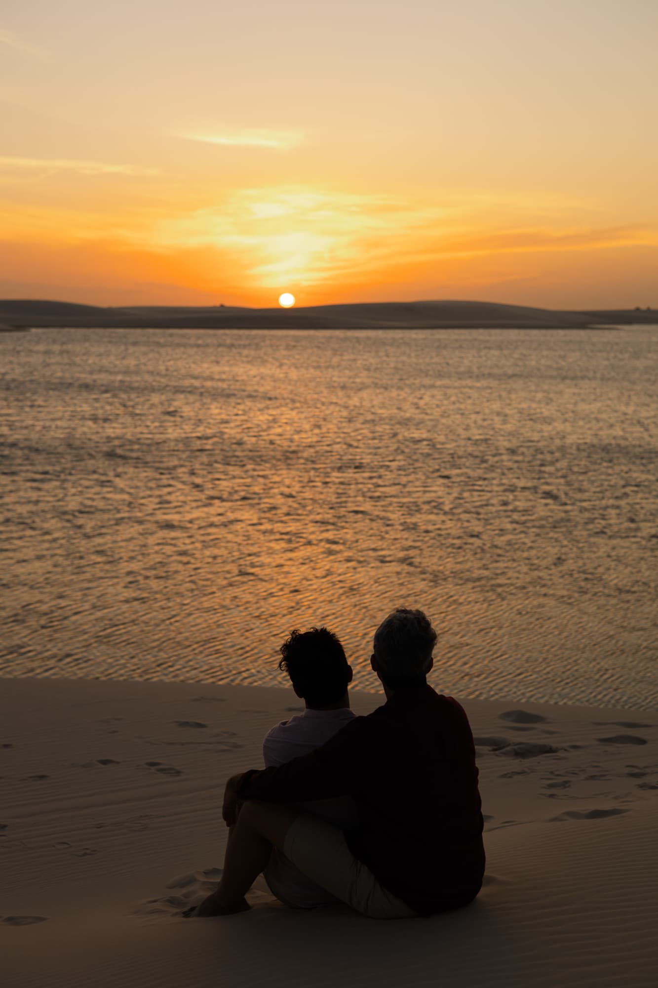 Marcos e Victor, ensaio romântico nas dunas, Santo Amaro, Lençóis Maranhenses