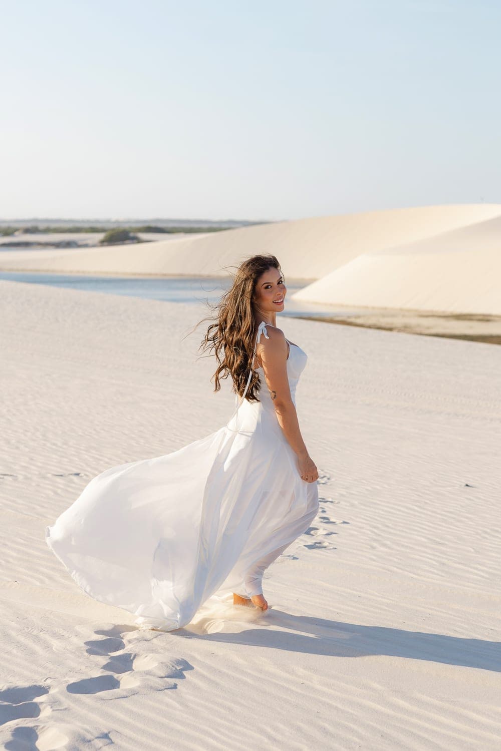 Mariana e Robson, close romântico do casal, Santo Amaro, Lençóis Maranhenses
