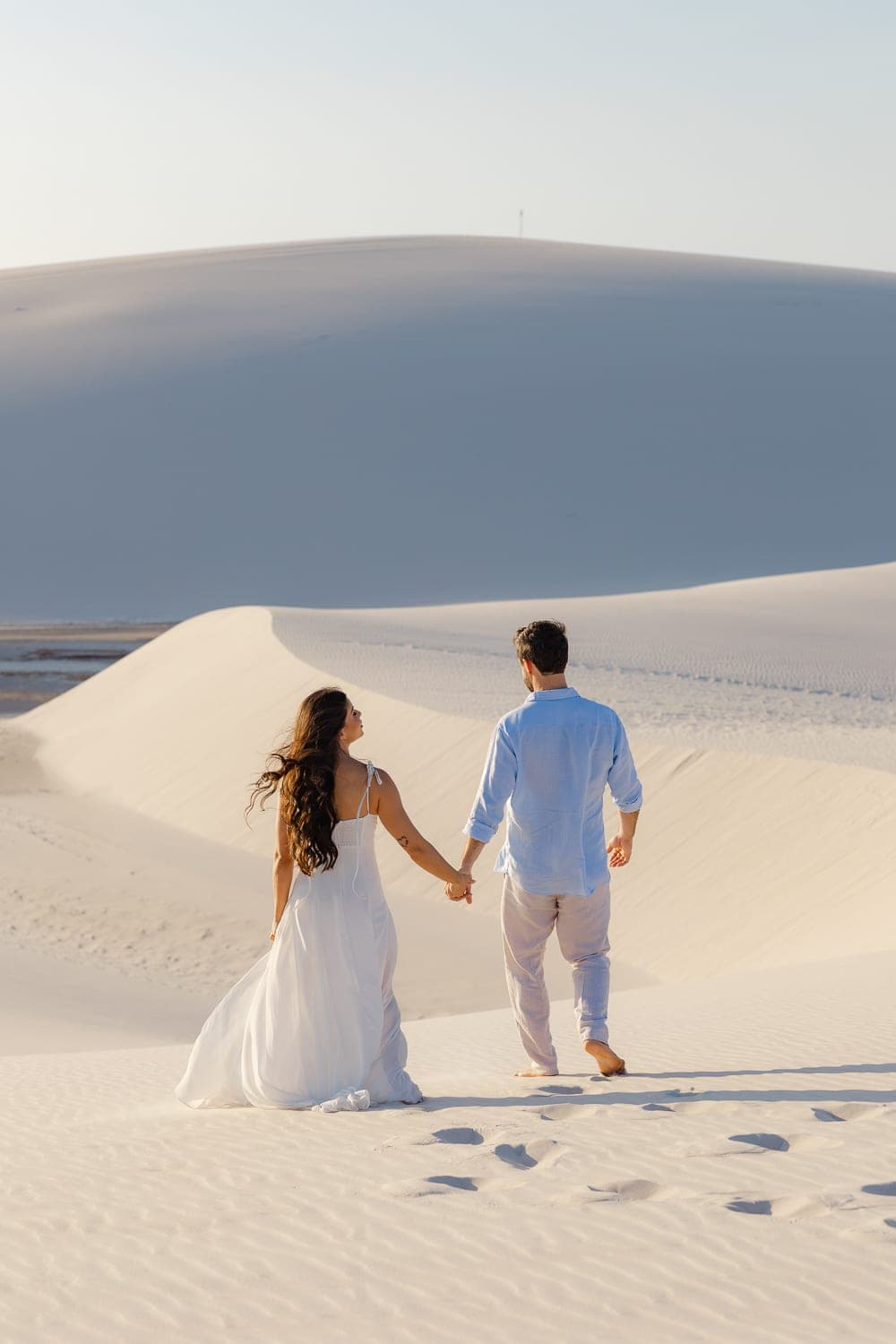 Mariana e Robson, ensaio romântico nas dunas, Santo Amaro, Lençóis Maranhenses