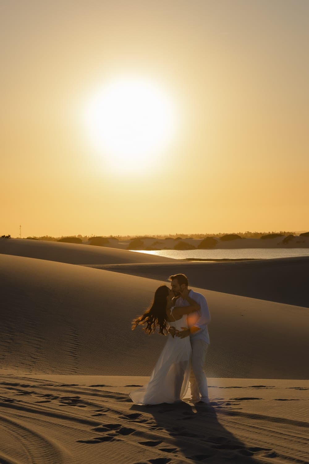 Mariana e Robson, ensaio romântico nas dunas, Santo Amaro, Lençóis Maranhenses