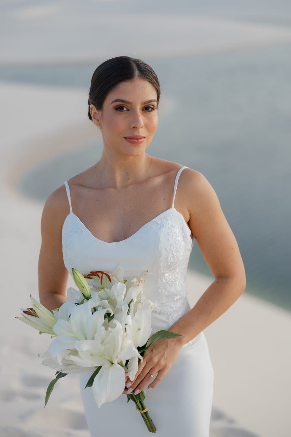Mariana e Robson, momento de cumplicidade nas dunas, Santo Amaro, Lençóis Maranhenses