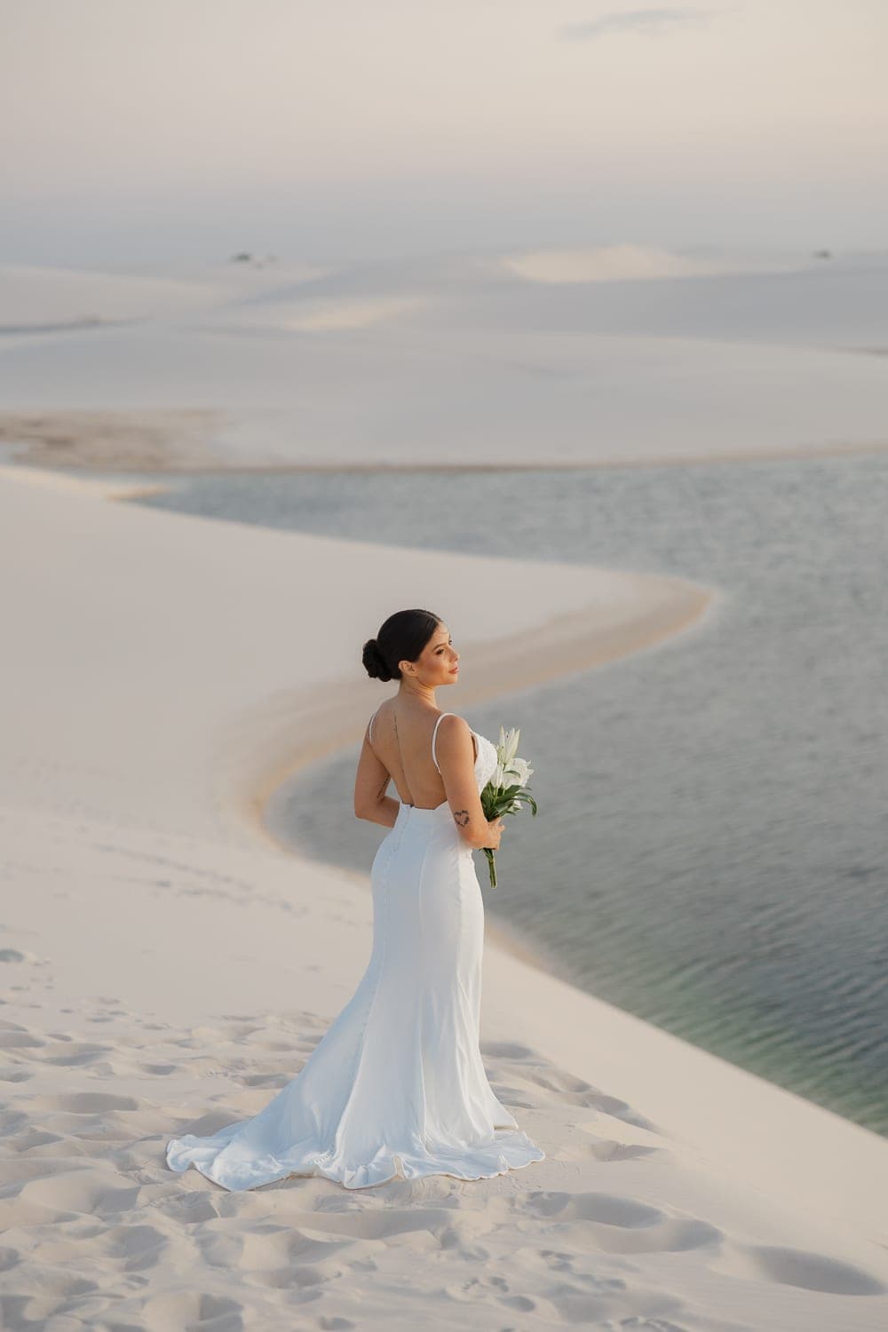 Mariana e Robson, casal nas lagoas azuis, Santo Amaro, Lençóis Maranhenses