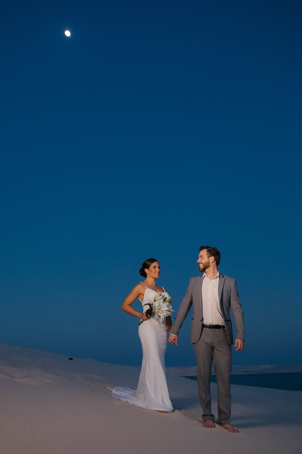 Mariana e Robson, ensaio romântico nas dunas, Santo Amaro, Lençóis Maranhenses
