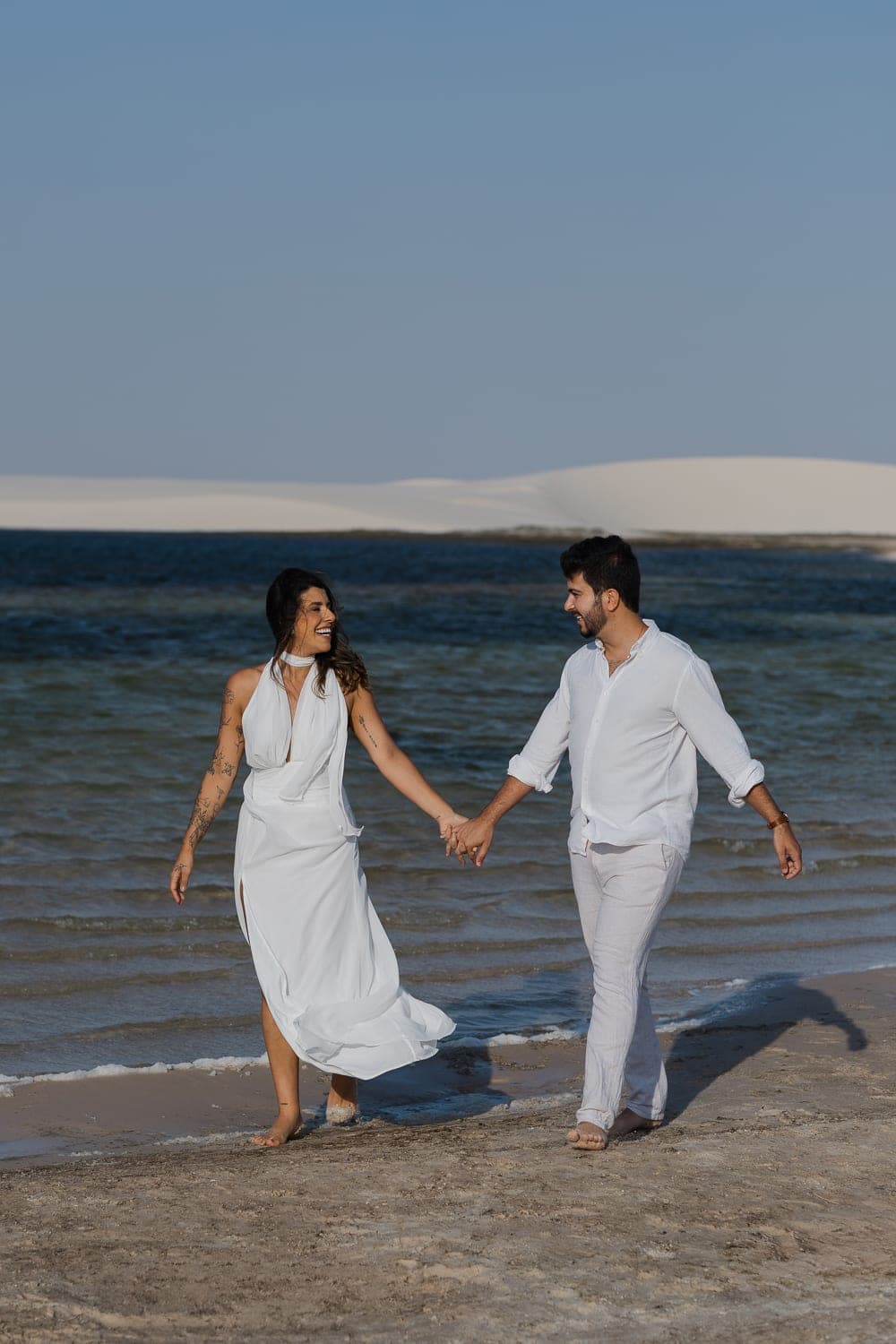 Marina e Luís Augusto, ensaio romântico nas dunas, Barreirinhas, Lençóis Maranhenses
