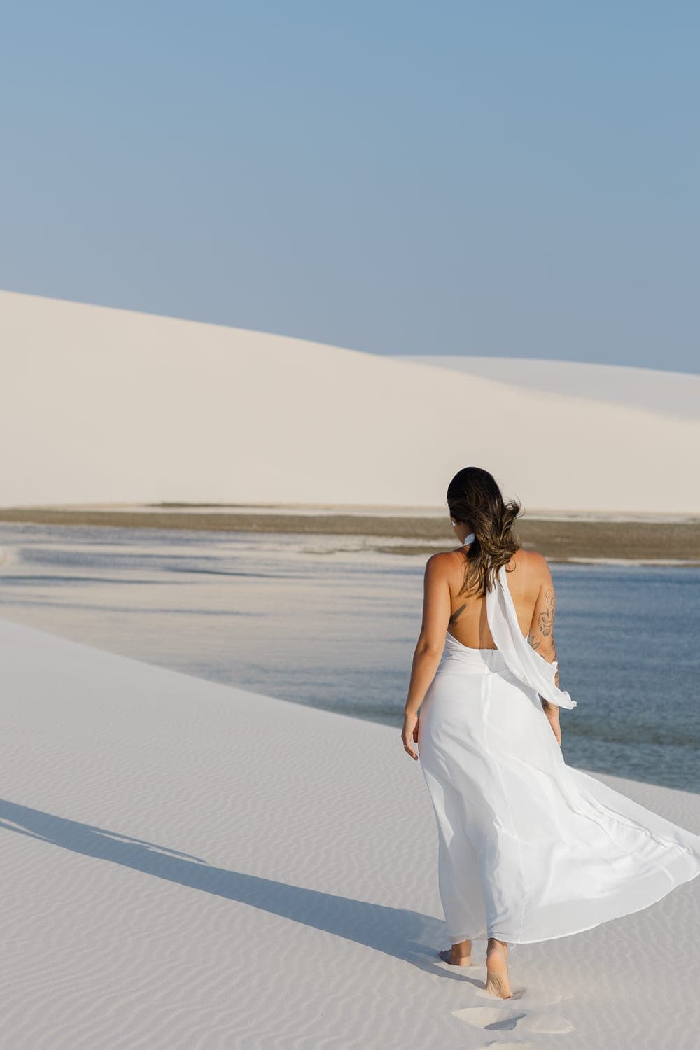 Marina e Luís Augusto, close romântico do casal, Barreirinhas, Lençóis Maranhenses
