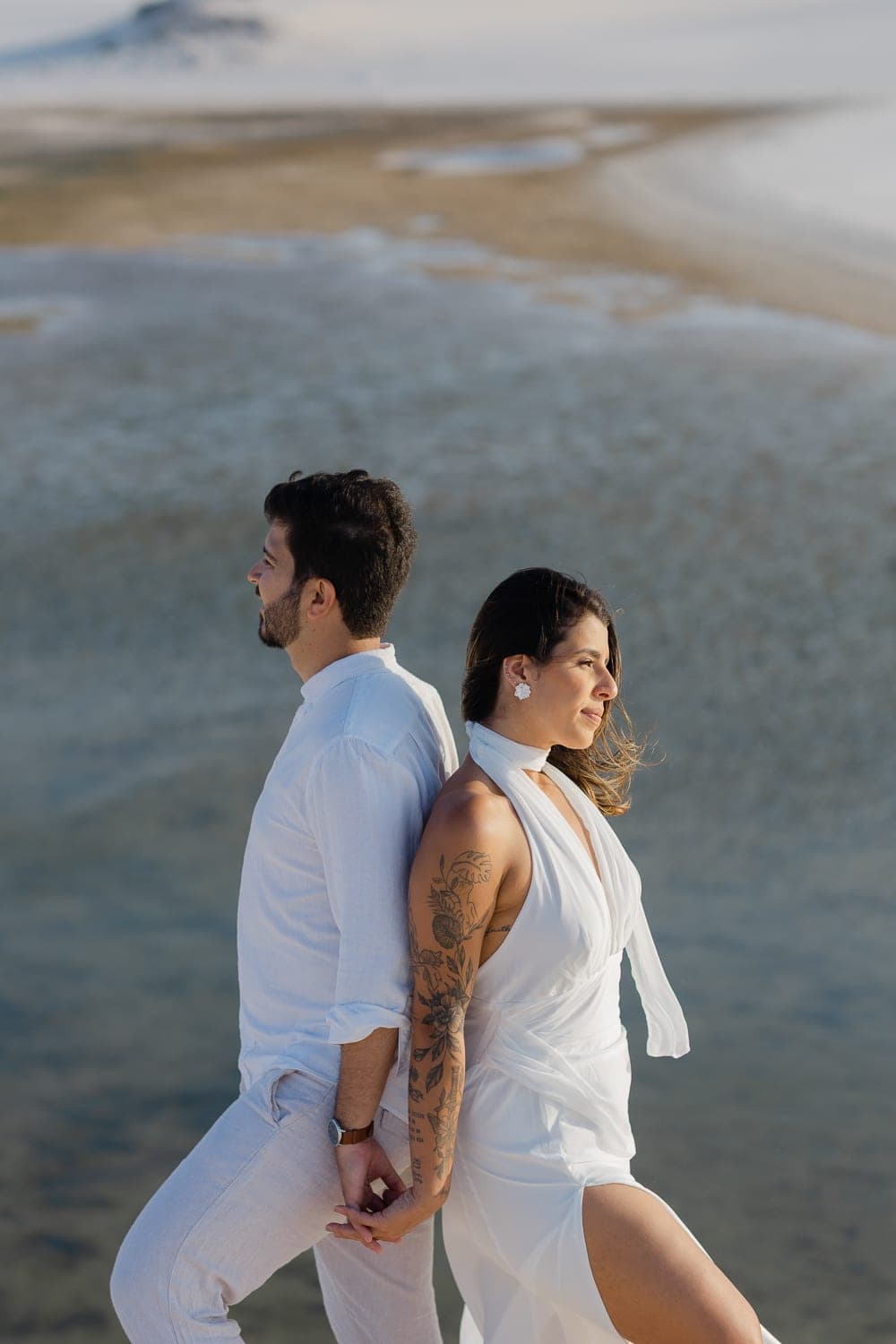 Marina e Luís Augusto, beijo ao pôr do sol nas dunas, Barreirinhas, Lençóis Maranhenses