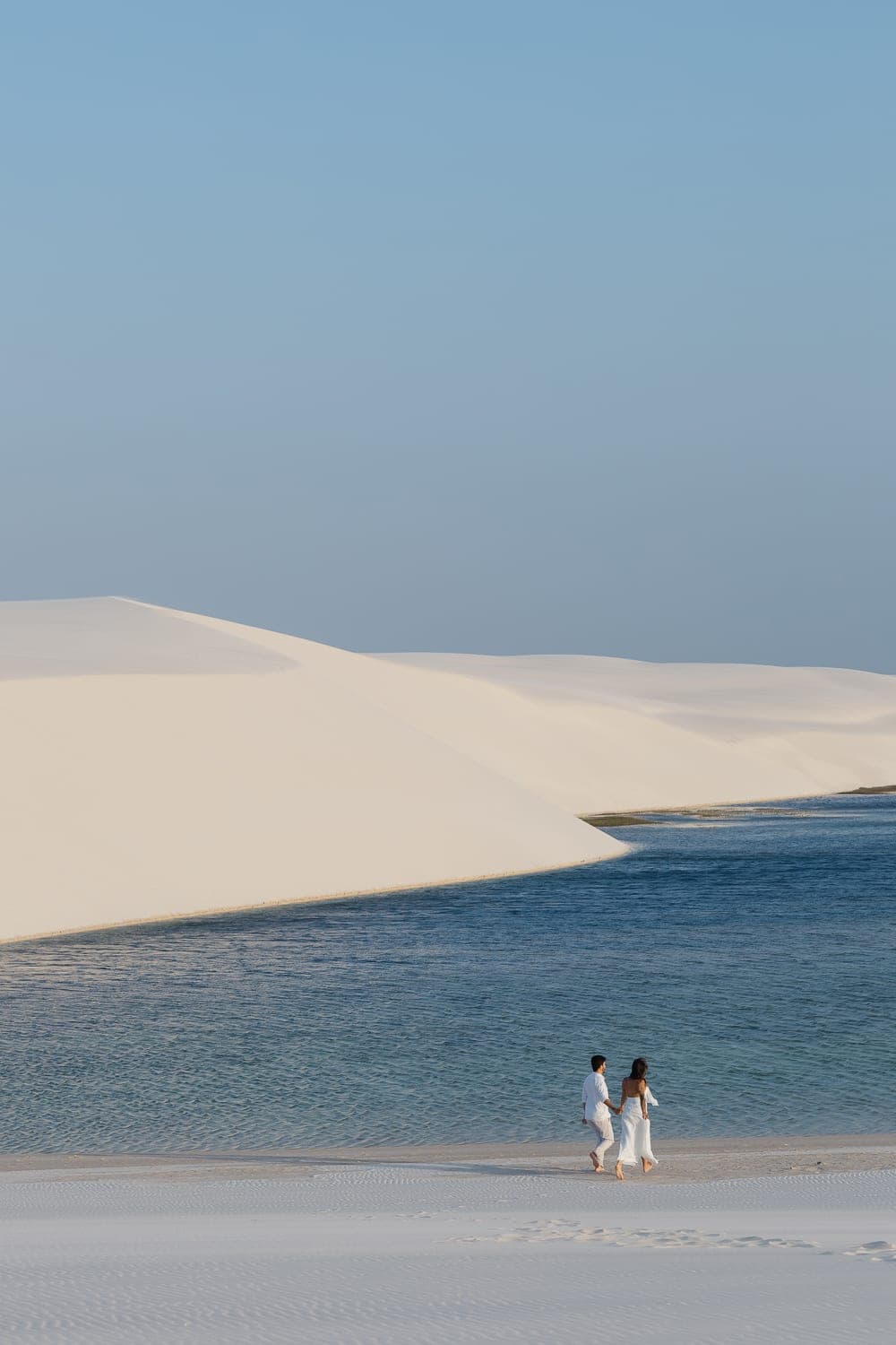 Marina e Luís Augusto, ensaio romântico nas dunas, Barreirinhas, Lençóis Maranhenses