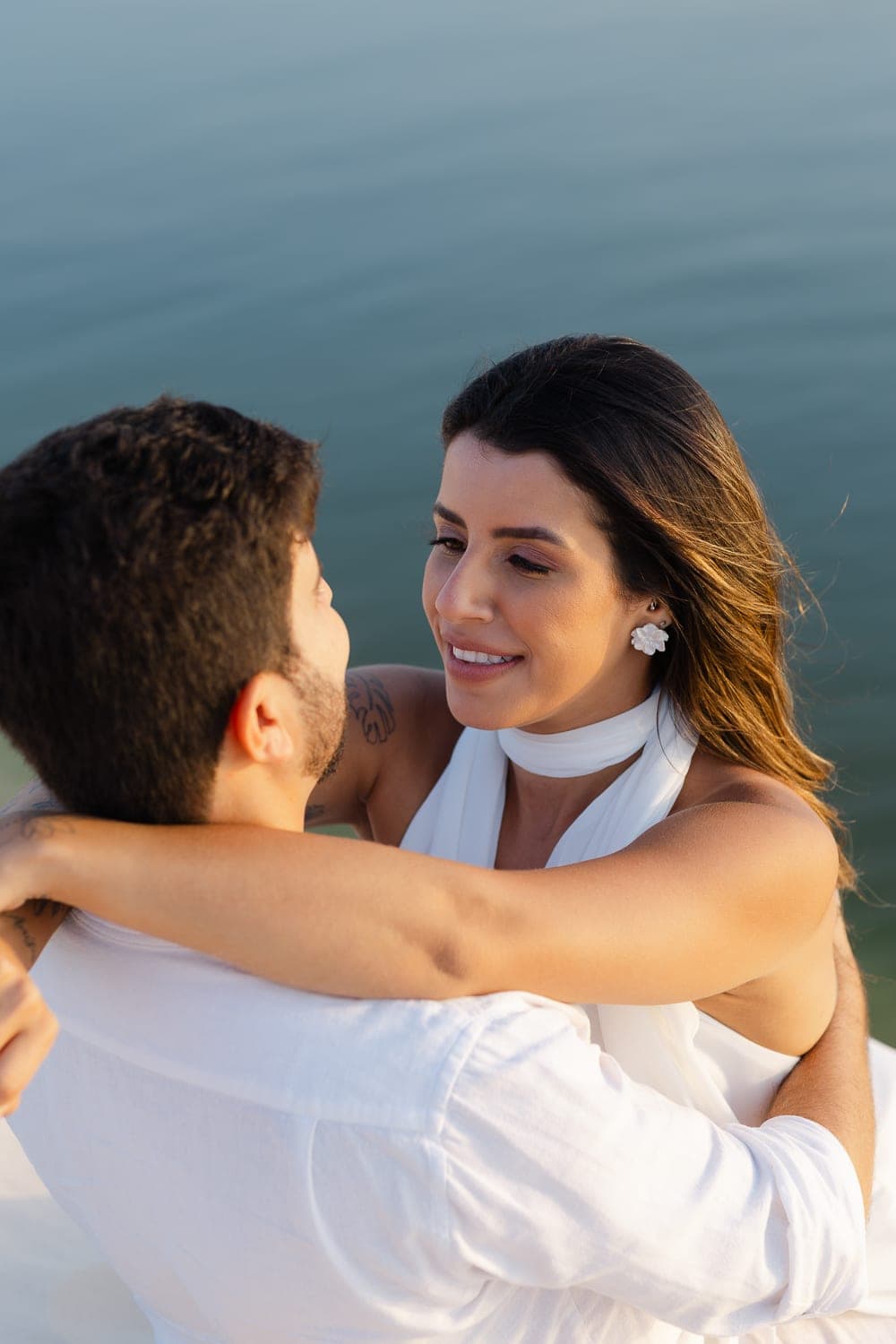 Marina e Luís Augusto, beijo ao pôr do sol nas dunas, Barreirinhas, Lençóis Maranhenses