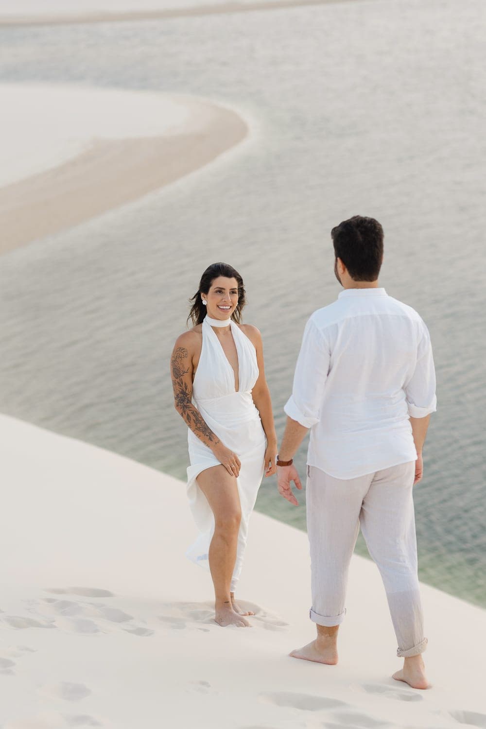 Marina e Luís Augusto, ensaio romântico nas dunas, Barreirinhas, Lençóis Maranhenses