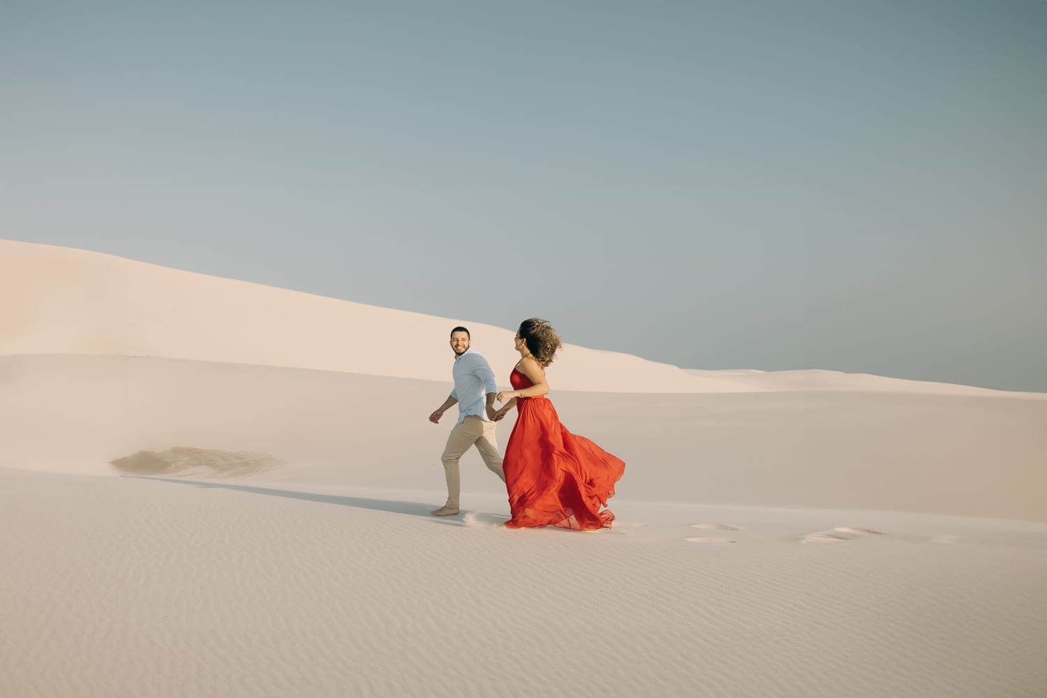 Myrella e Ramon, ensaio romântico nas dunas, Santo Amaro, Lençóis Maranhenses
