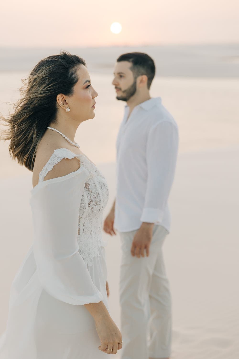 Myrella e Ramon, ensaio romântico nas dunas, Santo Amaro, Lençóis Maranhenses
