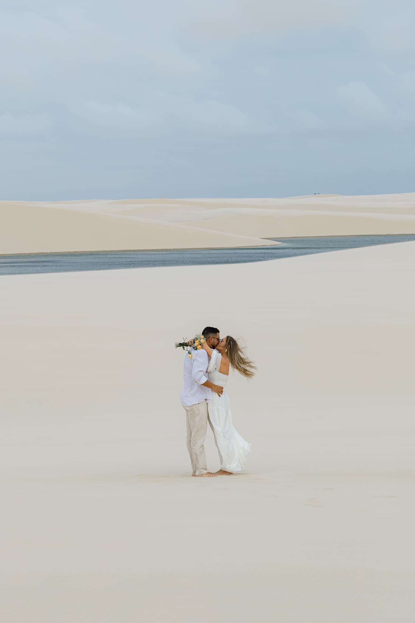 Thays e Jorge, ensaio romântico nas dunas, Santo Amaro, Lençóis Maranhenses