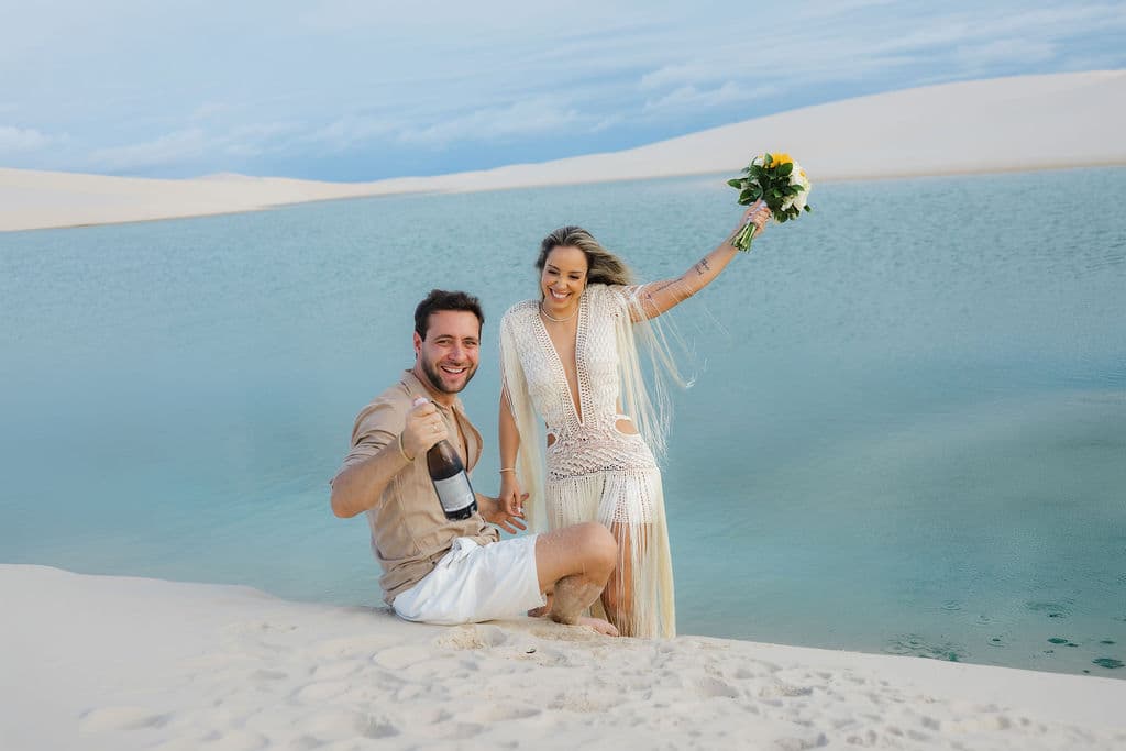 Winnie e José, ensaio romântico nas dunas, Santo Amaro, Lençóis Maranhenses