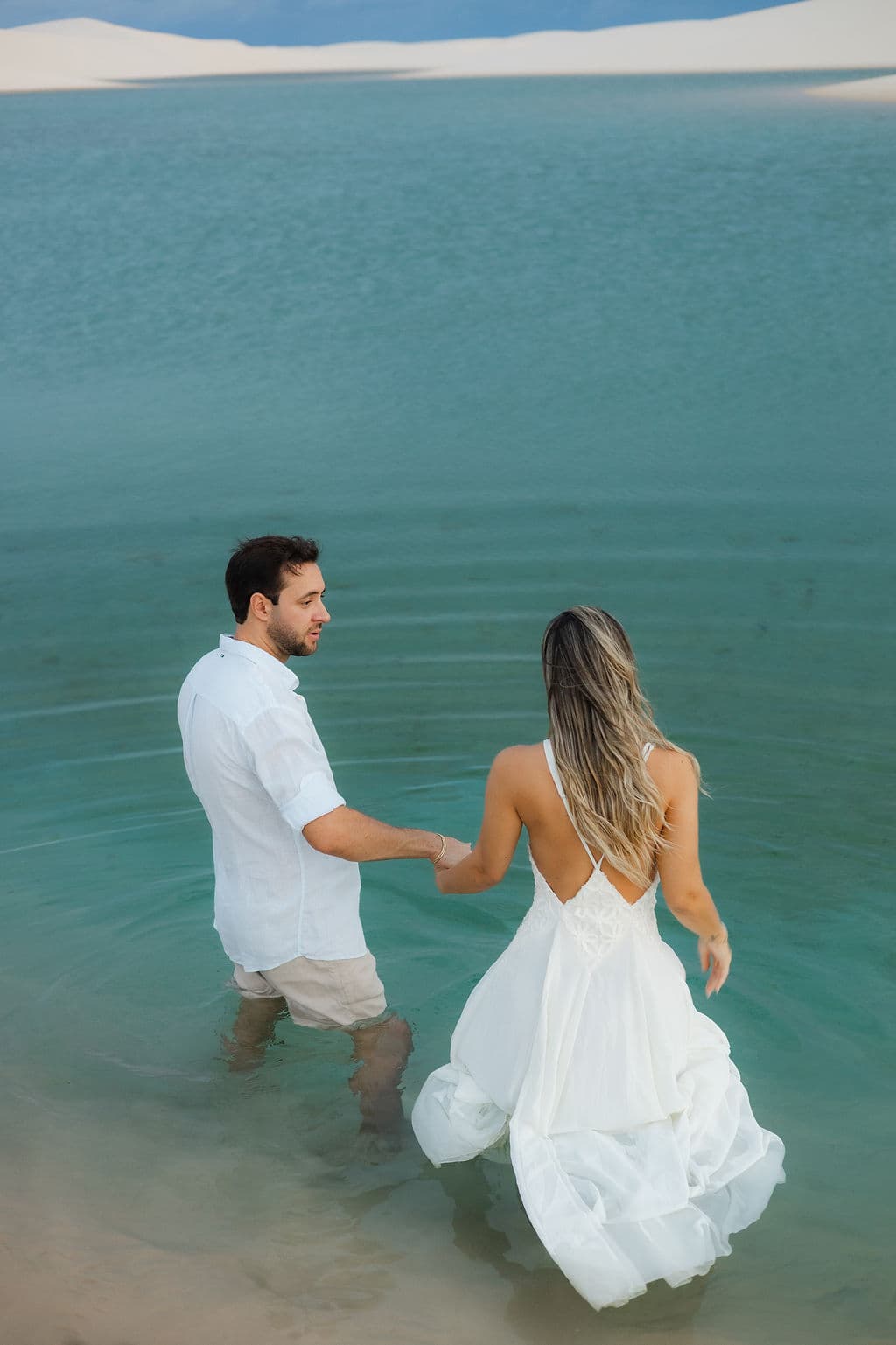 Winnie e José, ensaio romântico nas dunas, Santo Amaro, Lençóis Maranhenses